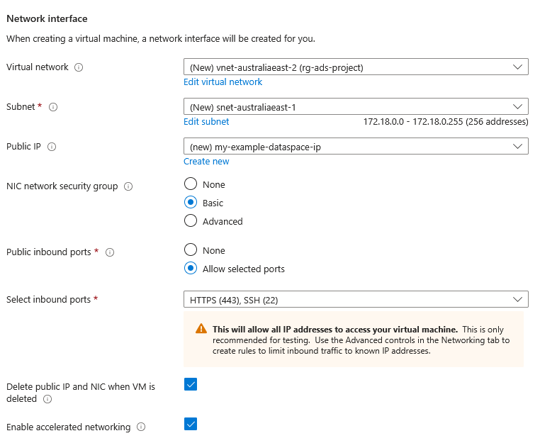 azure-vm-networking