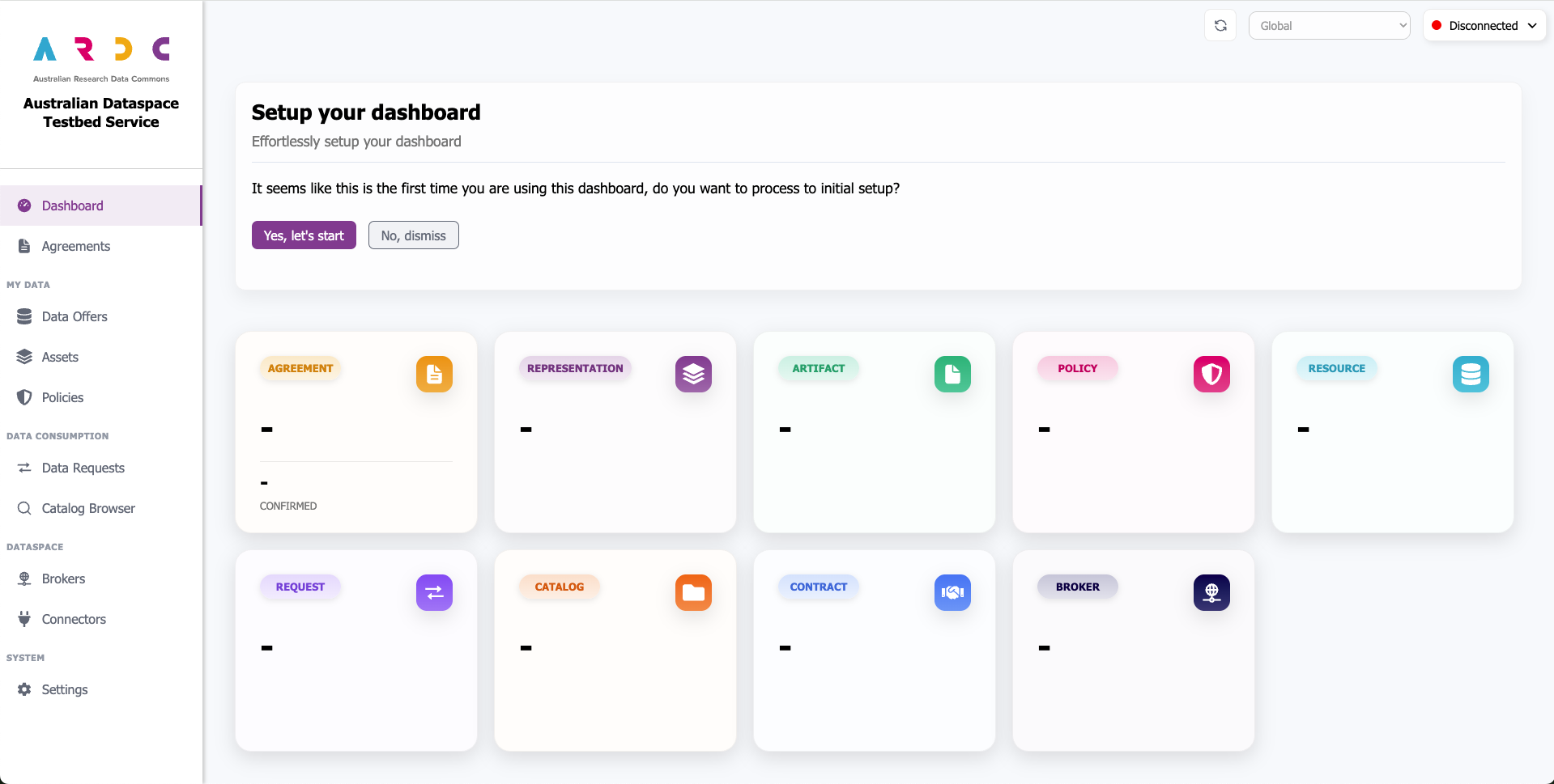 dashboard-not-configured
